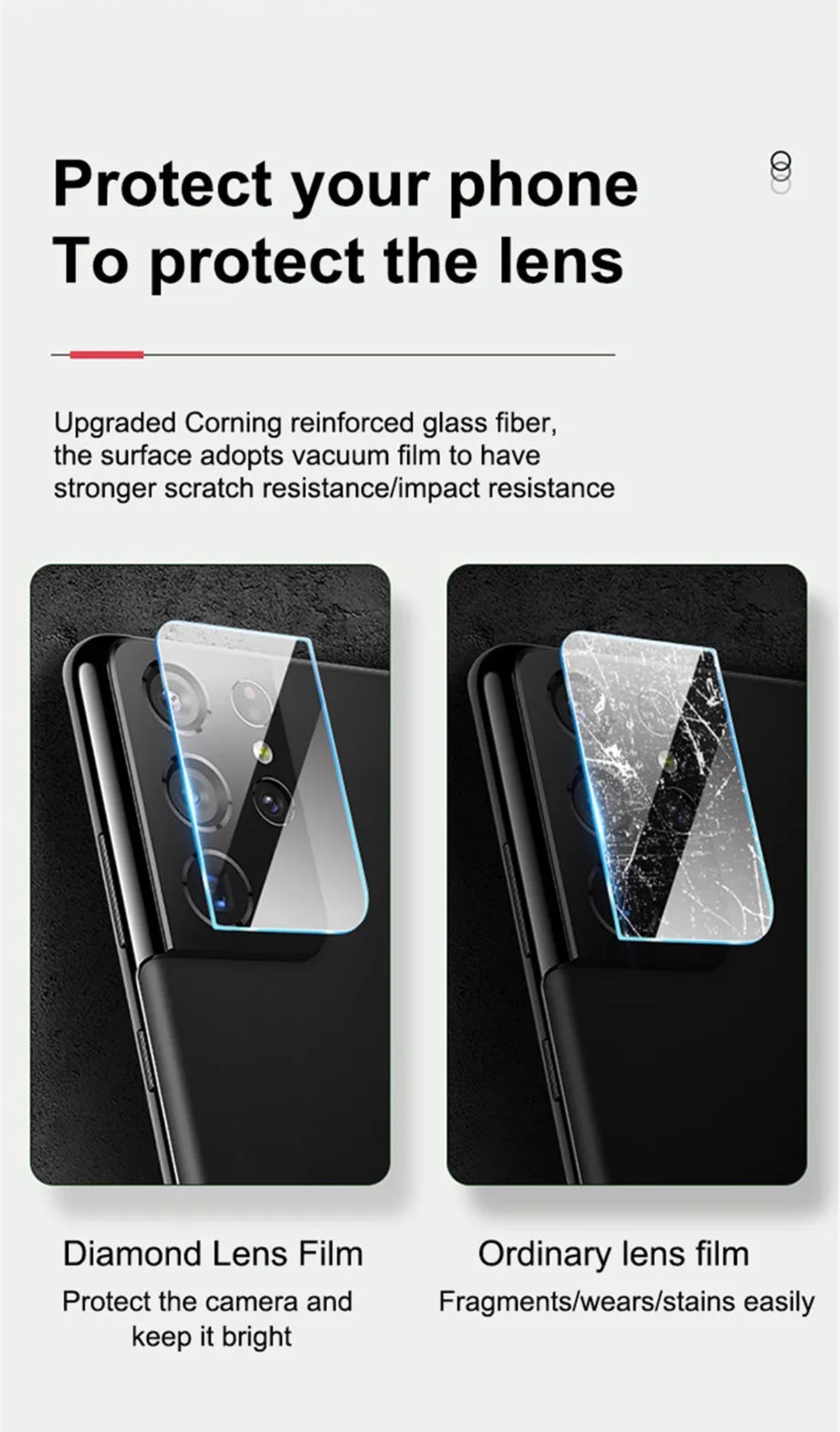Yamizoo Branded Premium 9H Clear Camera Lens Protector - 1pc pour Apple iPhone 11 Series Yamizoo Branded Premium 9H Clear Camera Lens Protector - 1pc pour Apple iPhone 11 Series